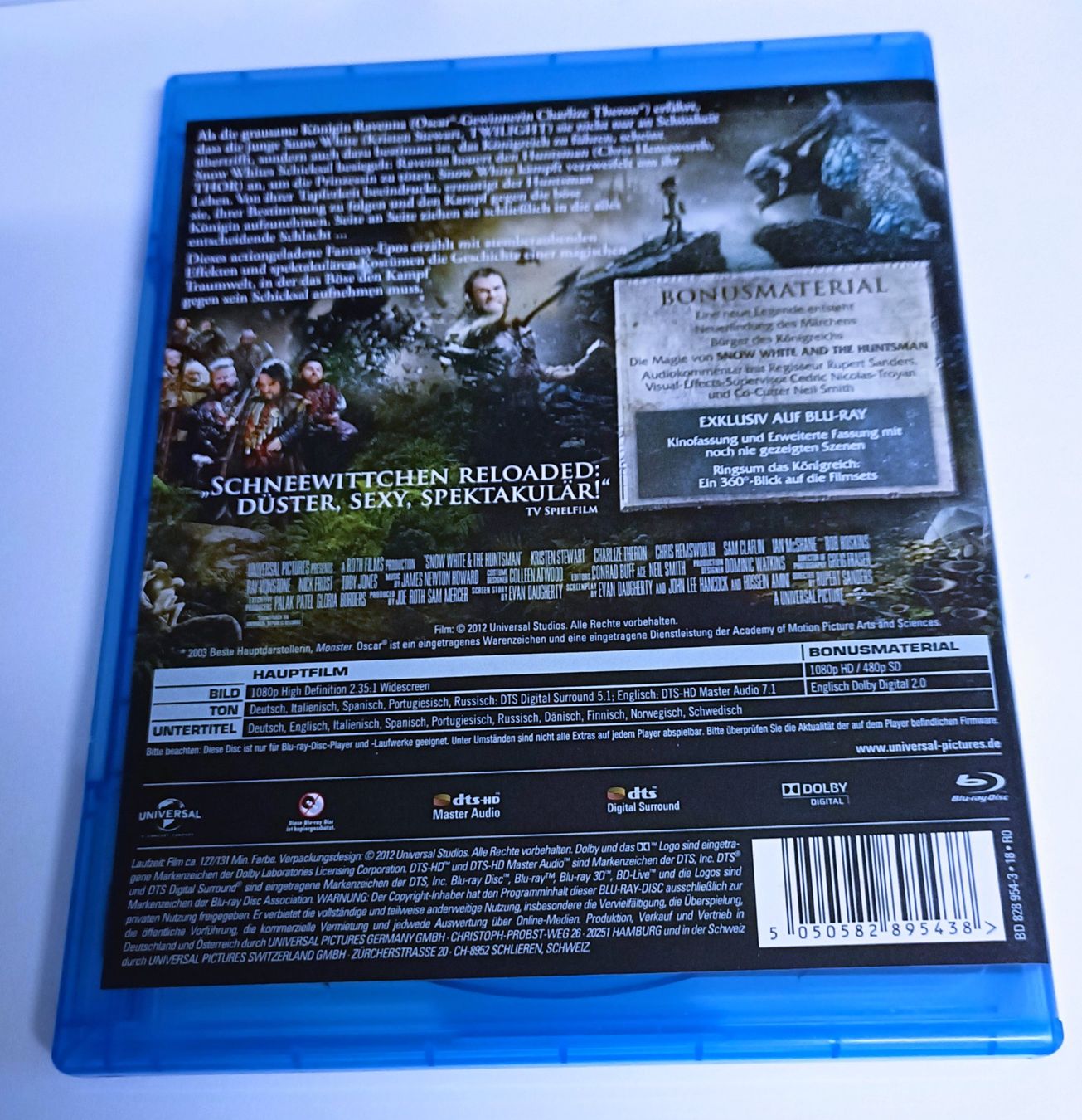 Alle DVDs: Snow White & the Huntsman Bluray Extended Edition – Gebraucht aus Köniz von Movieportal007 1