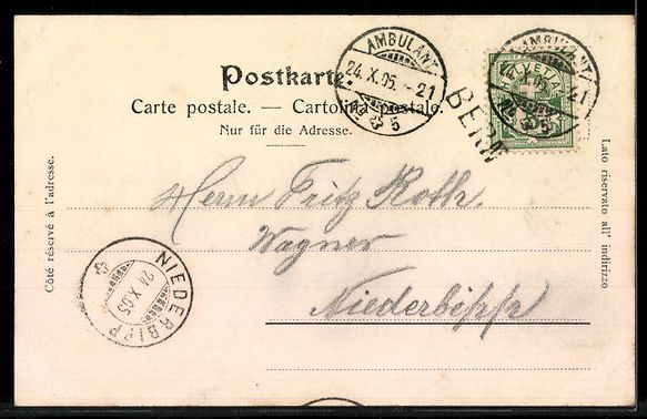 Cartoline postali: AK Bern, Kornhausbrücke und Ortsansicht – Usato da Berlin venduto da bartko-reher 1