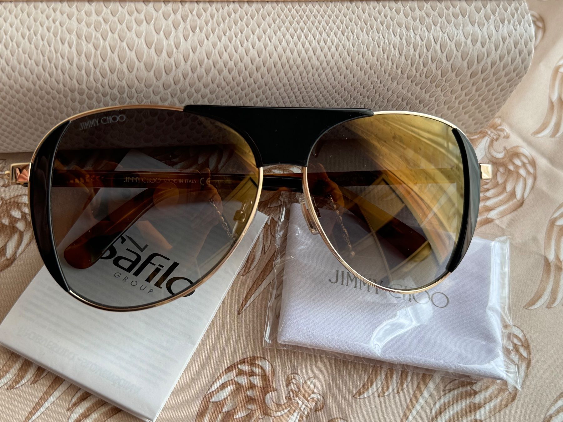 Jimmy Choo Occhiali & Lenti: Jimmy Choo Sonnenbrille NEU – Nuovo e nell'imballaggio originale da Schaan venduto da MivrSh