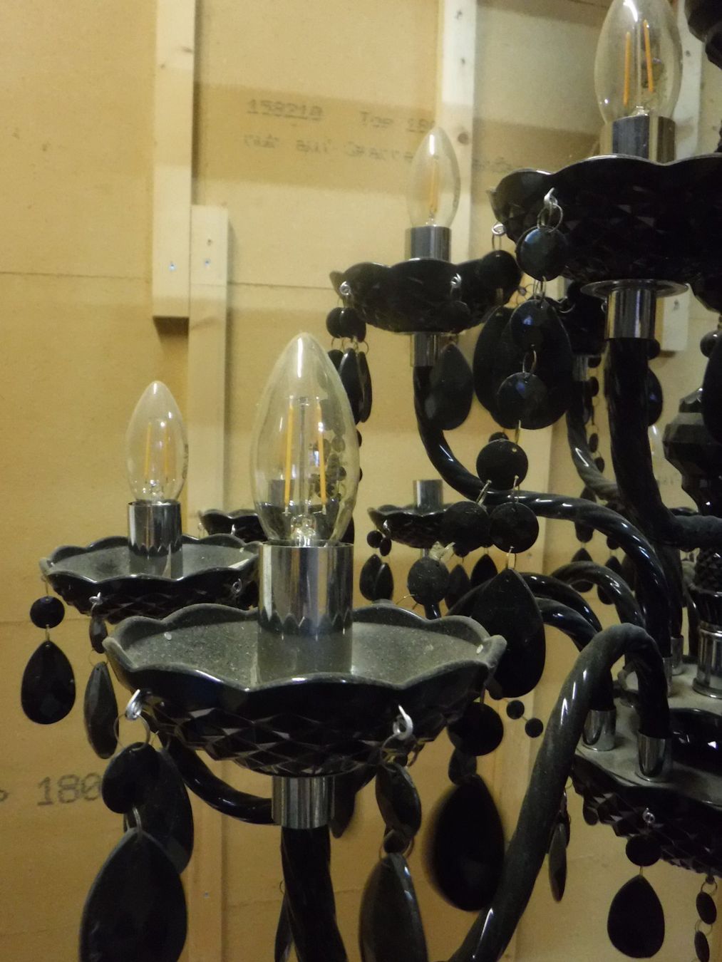 Lampade: Leuchter >>> edel, schwarz, gross! – Usato da Nennigkofen venduto da simonbern 6