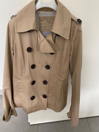 Trenchcoat kurz Neuwertig in Beige Grösse M