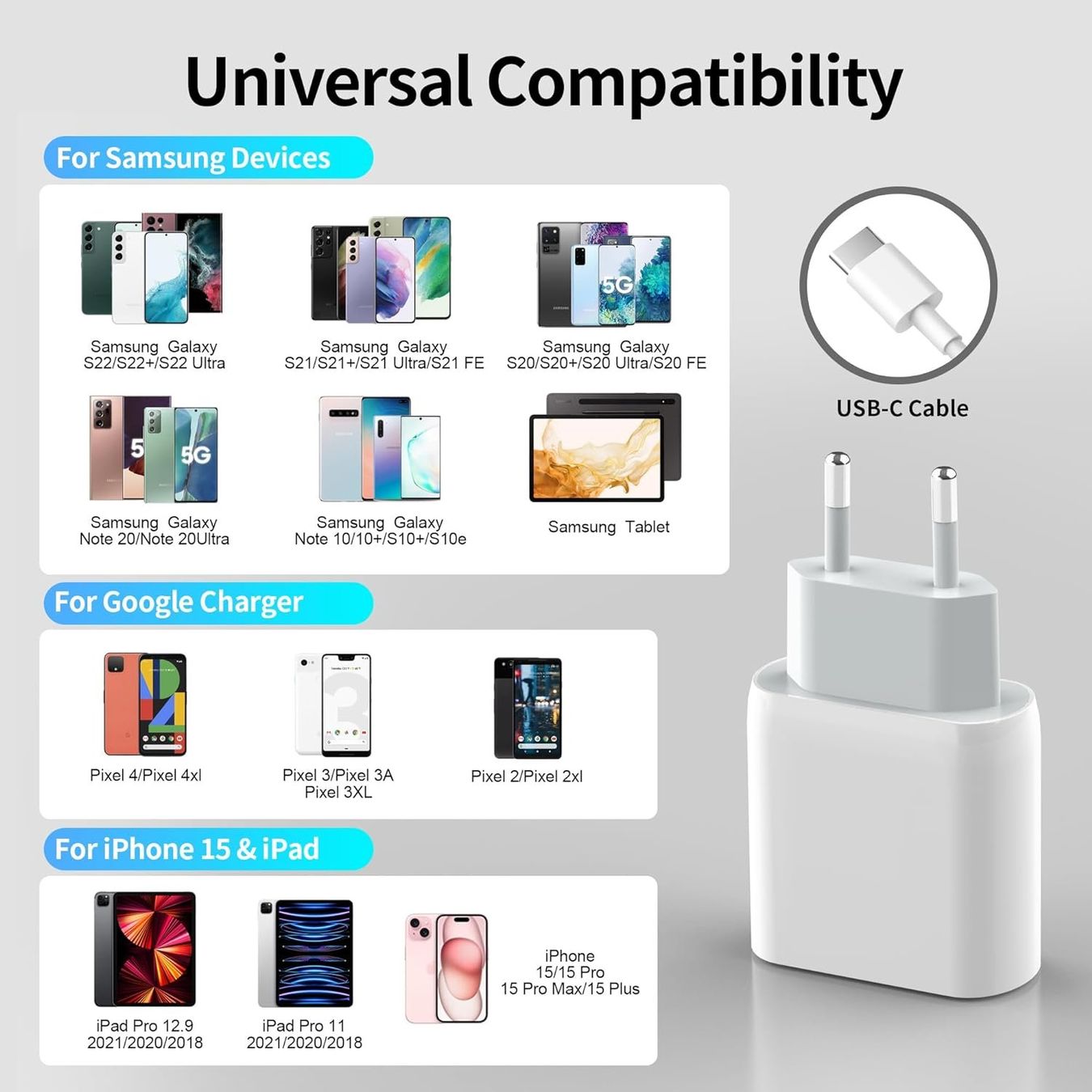Apple Ladegeräte: Charge rapide PD&cable USB C type-C iphone 17 pro max 17+ – Neu und originalverpackt aus Morges von DigiAC 5