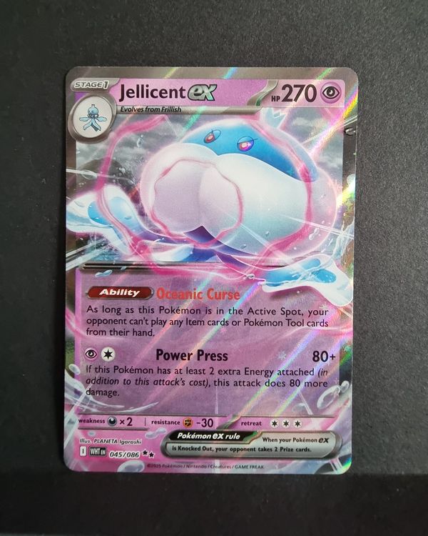 Pokémon Jellicent ex 045/086 White Flare 🇬🇧 (Neu (gemäss Beschreibung ...