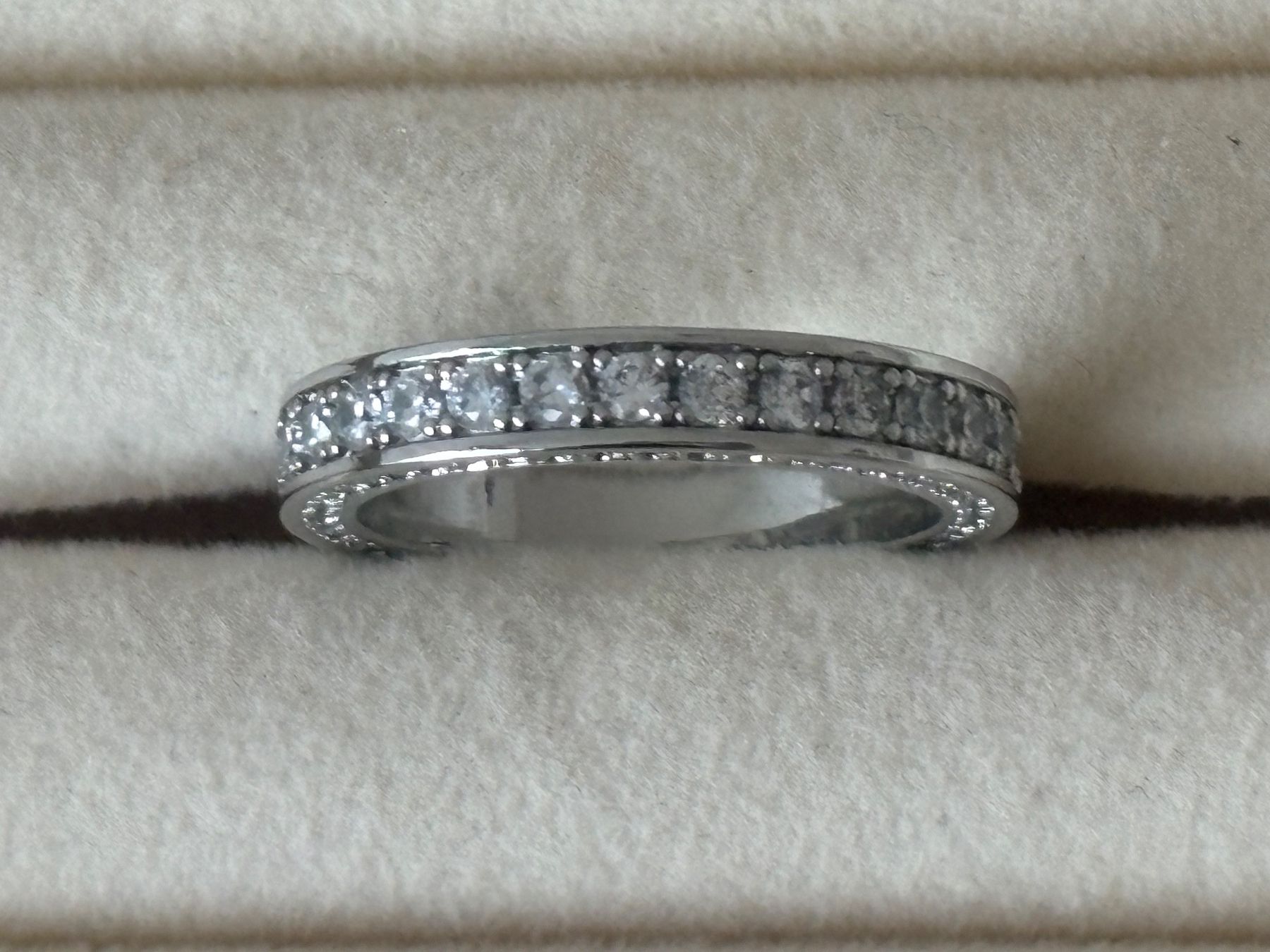 Anelli: Luxus Elegante Gr: 19/9 Memoire Ring  Farbe Silber – Nuovo (secondo la descrizione) da Biel-Bienne venduto da Roserosse13 2