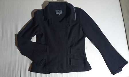 Nile Designer Blazer verspielte Jacke 100% Wolle S NP 259