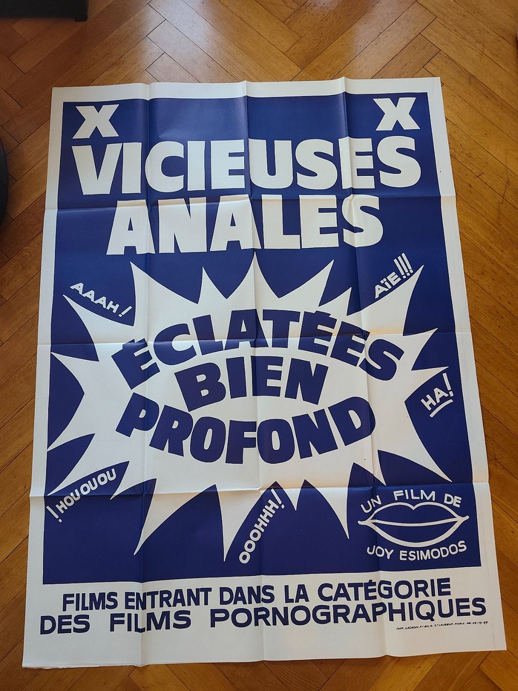 Foto & Immagini: Affiche typographique érotique vintage – Usato da Montreux venduto da LeVintage33 1