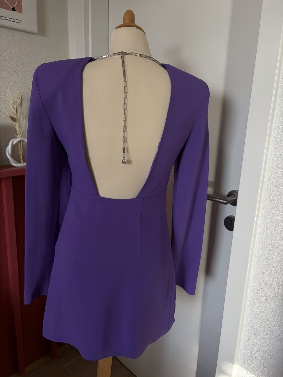 Mango Vestiti: Mini robe violette Mango, dos nu élégant, taille XS – Nuovo (secondo la descrizione) da Payerne venduto da Anohfi 1