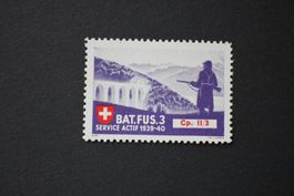 BAT. FUS. 3 Cp. II/3  SERVICE ACTIF 1939 - 40