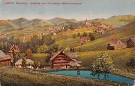 Hemberg, Ausblick vom Ferienheim Salomonstempel, gel. 1912
