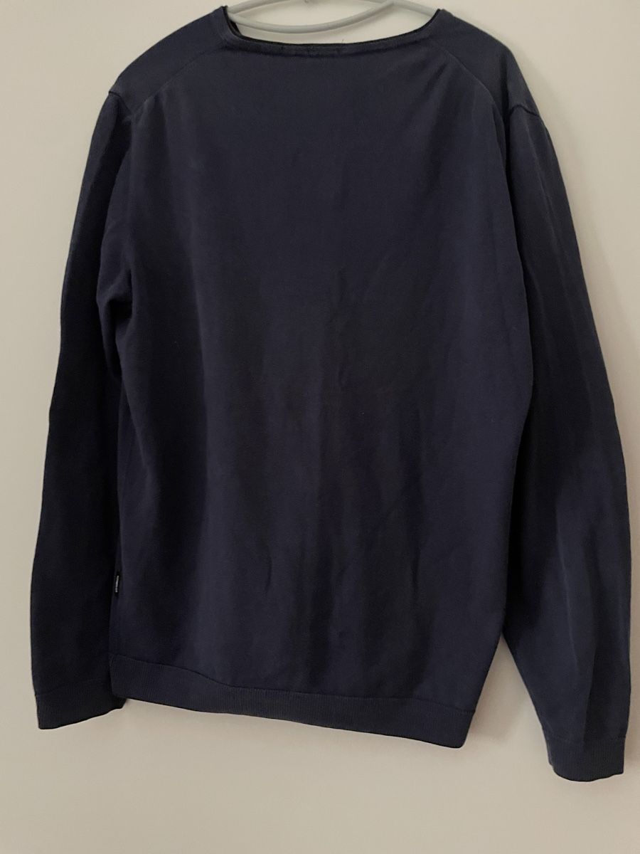 Pullover & Sweatshirts: Strellson Men's XL Blue Sweater, 100% Cotton – Gebraucht aus Adliswil von Udarius