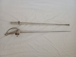 Antiker Preussischer Degen mit Schaft Epée prussiene antique