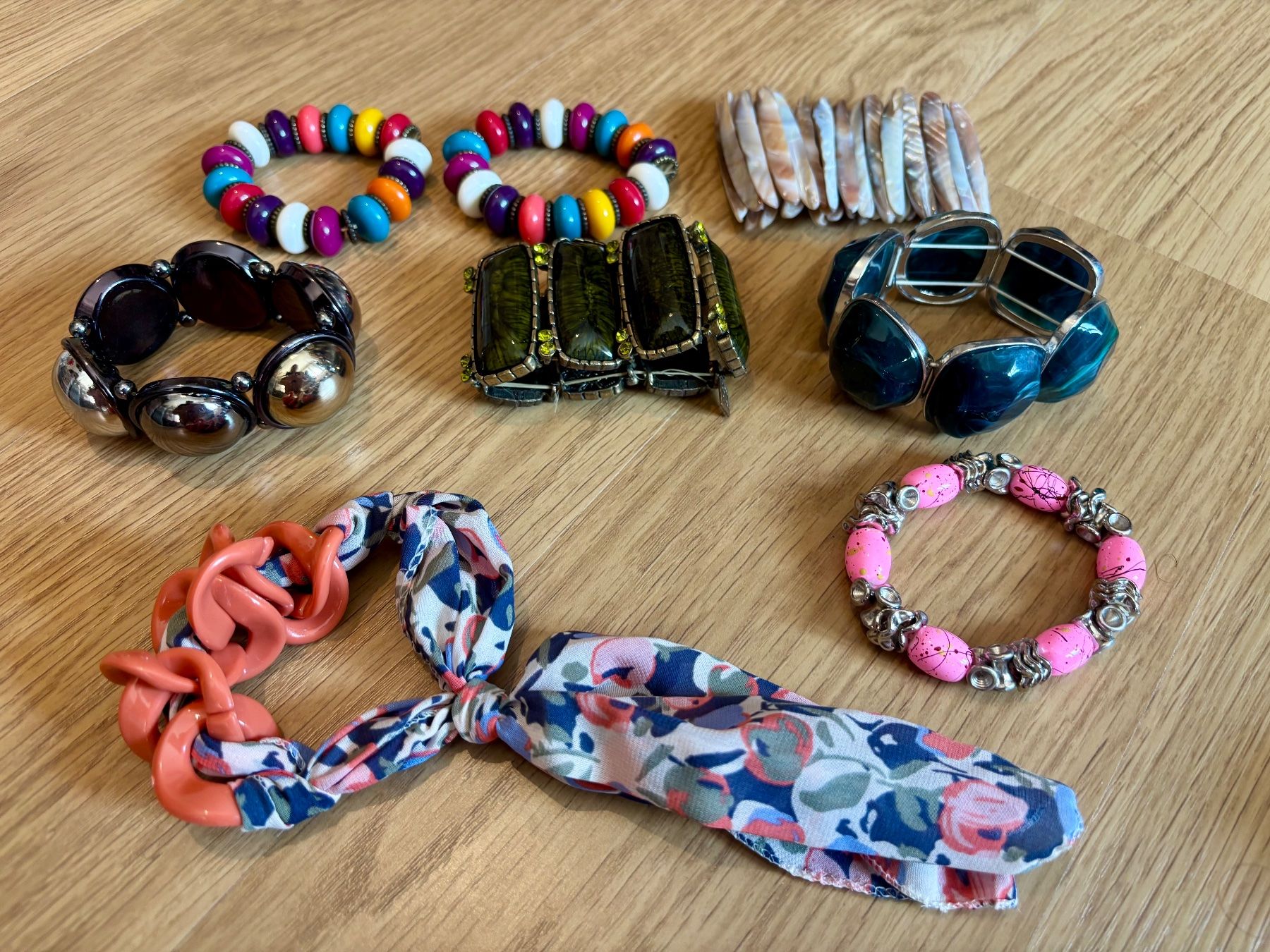 Bracciali & Braccialetti: Sommer Set: 8 Armbänder, bunt – Usato da Baden venduto da Tiffany6878 2