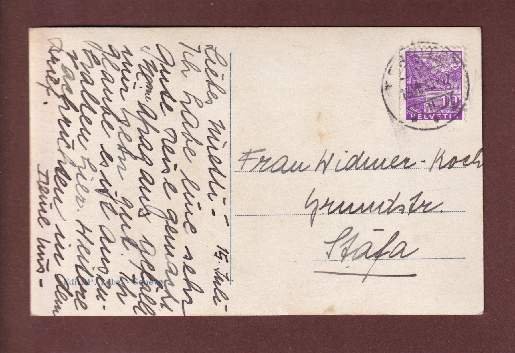 Cartes postales: Château de CHILLON - 1936 – D'occasion à Pully par nicecards 1