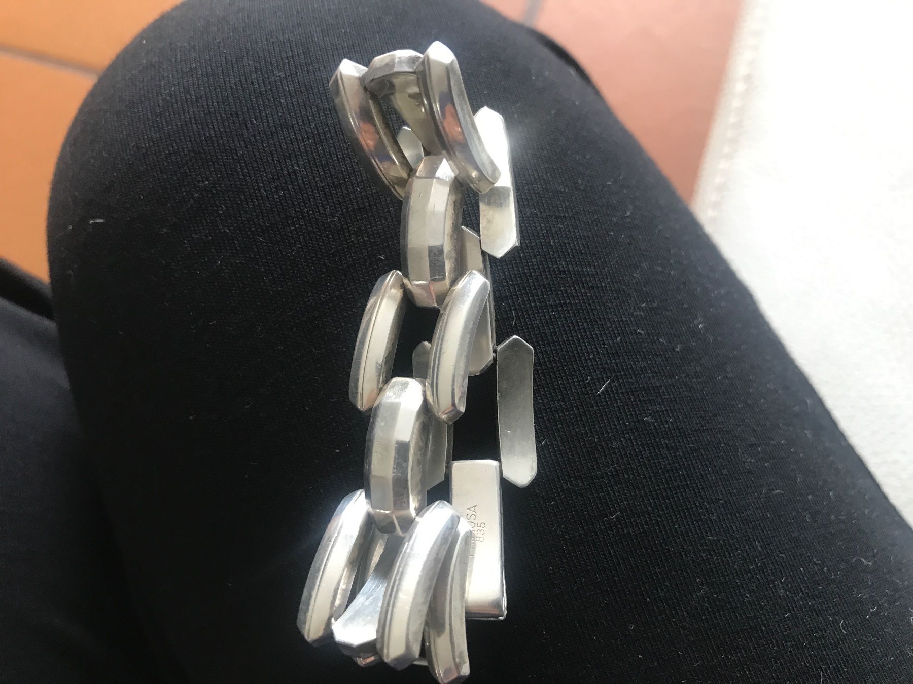 Bracciali & Braccialetti: Art Deco Silberarmband – Usato da Wettingen venduto da Andres54 1