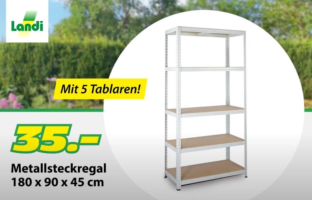 4-metallsteckregale-landi-gebraucht-in-wabern-f-r-chf-61-nur