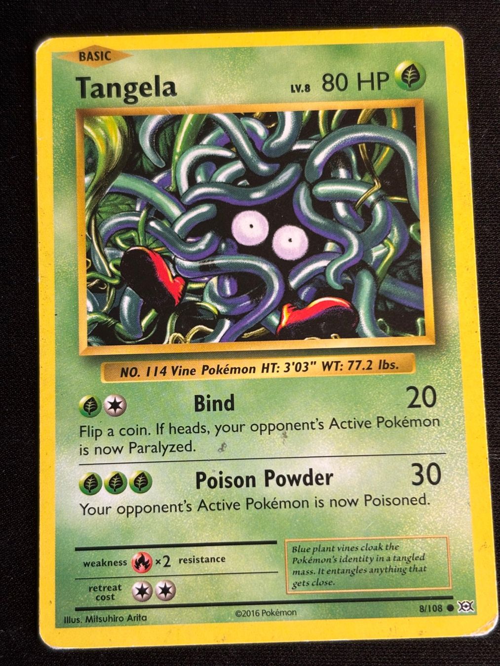 Pokémon Cartes à collectionner: Pokemon Tangela - Evolutions 8/108 - English – D'occasion à Bern par Big_GS