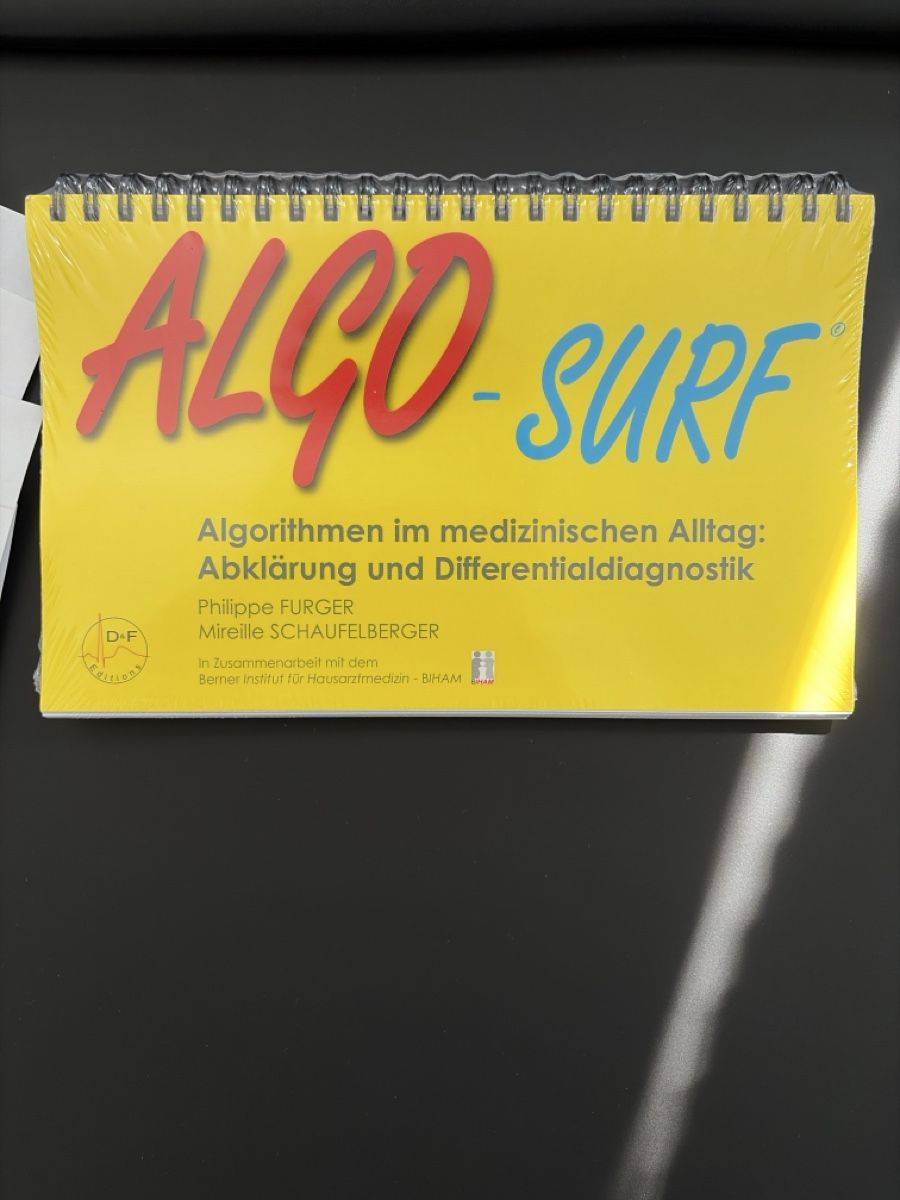 Libri: ALGO-SURF Algorithmen im medizinischen Alltag – Nuovo e nell'imballaggio originale da Thun venduto da ann_v8pk