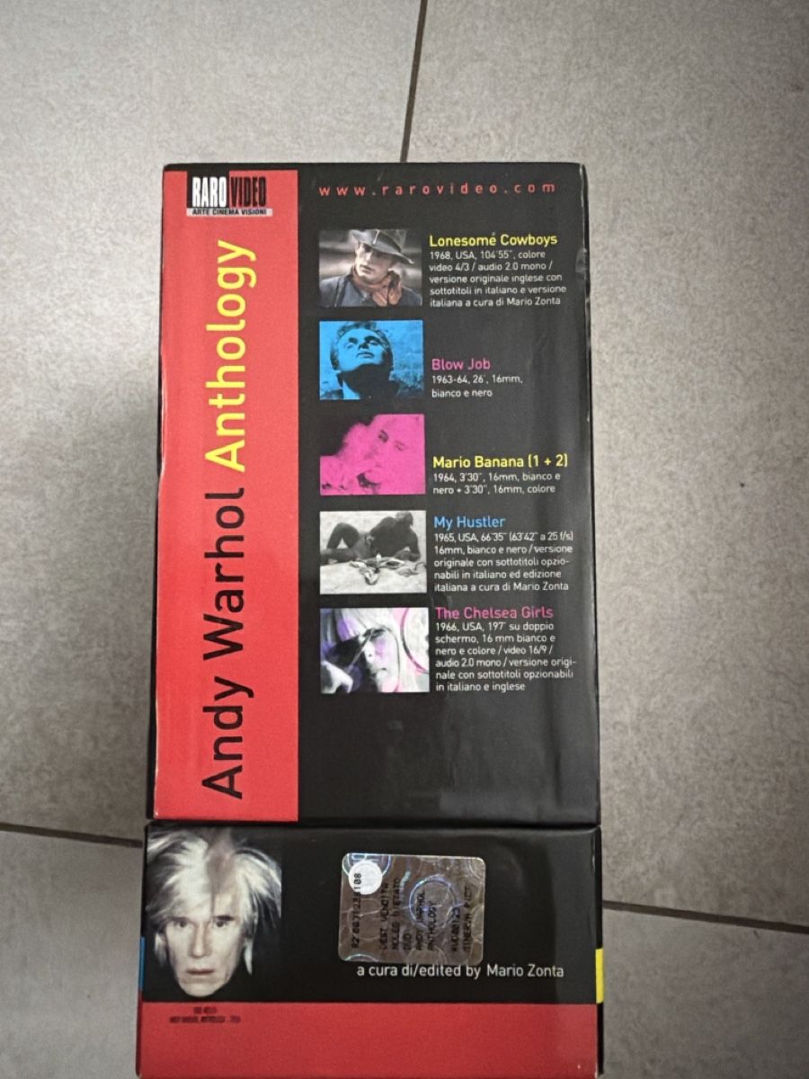 Tous les DVDs: Andy Warhol Anthology DVD Box Set Rare Video Edition – D'occasion à Martigny par Jacoosh1234 2