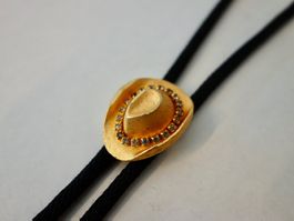 Bolo Tie Western Krawatte Cowboy COWBOYHUT Stetson Gold