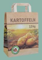Papier-Tragtaschen mit Kartoffelaufdruck, 2.5kg