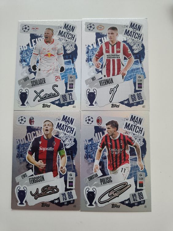 Topps Match Attax Man of the Match Karten 2024/2025 1
