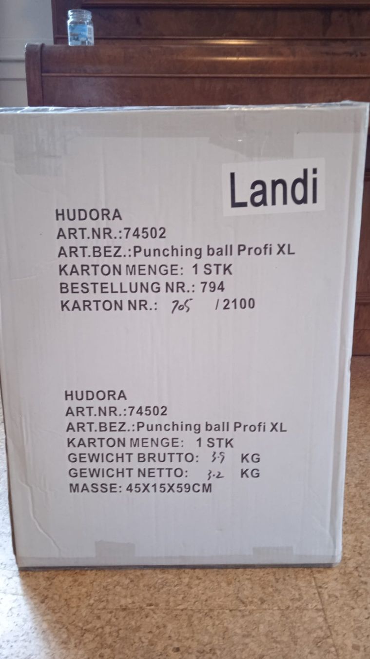 Sacchi da boxe: Punchingball originalverpackt Sportgerät – Nuovo e nell'imballaggio originale da Göschenen venduto da ale_ds5d 1