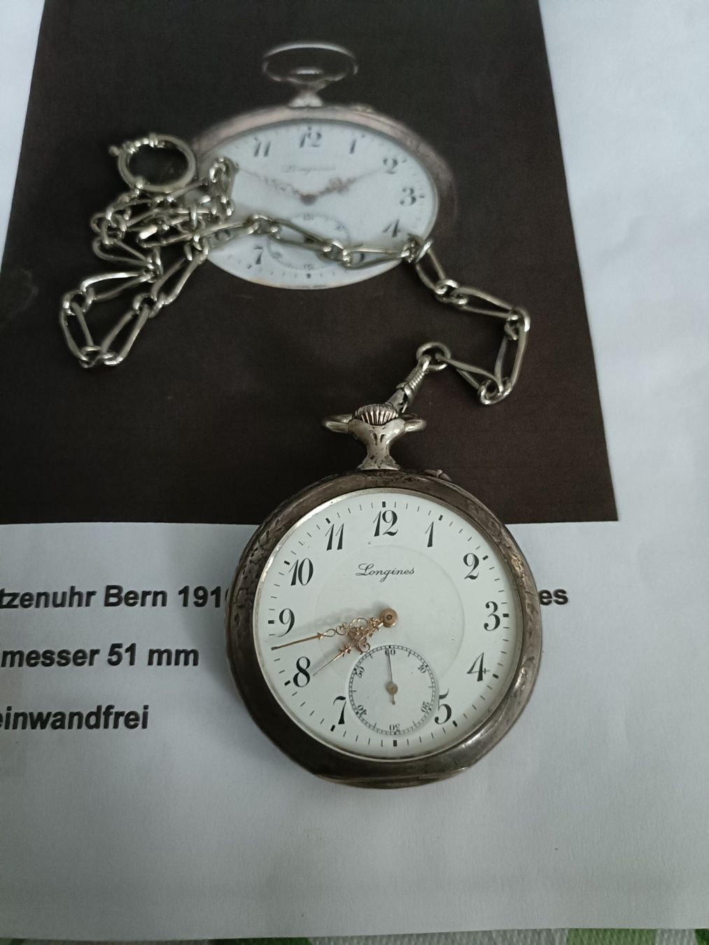 Longines Orologi: Schützenuhr Bern 1910 900er Silber – Usato da Ennetmoos venduto da brunhildenb 1