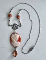 Collana ceramica e cammeo