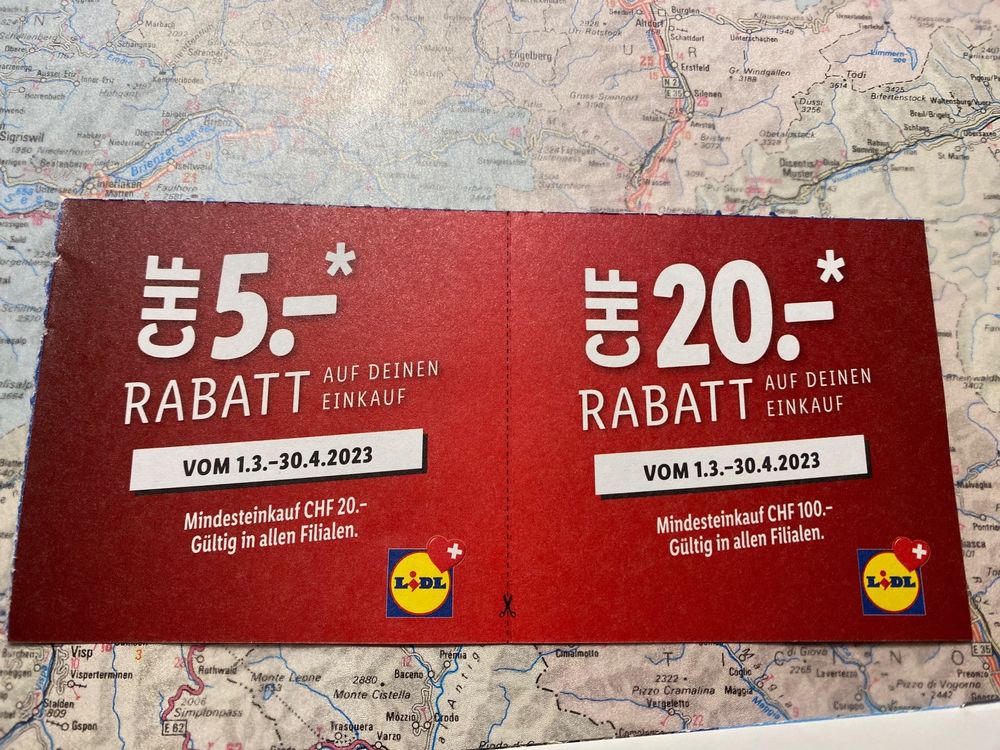 Lidl Gutscheine Kaufen auf Ricardo