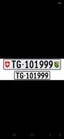 TG 101999  besondere Thurgauer Kontrollschildnummer