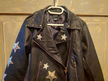 Guess Los Angeles . Kunstleder Bomberjacke - S