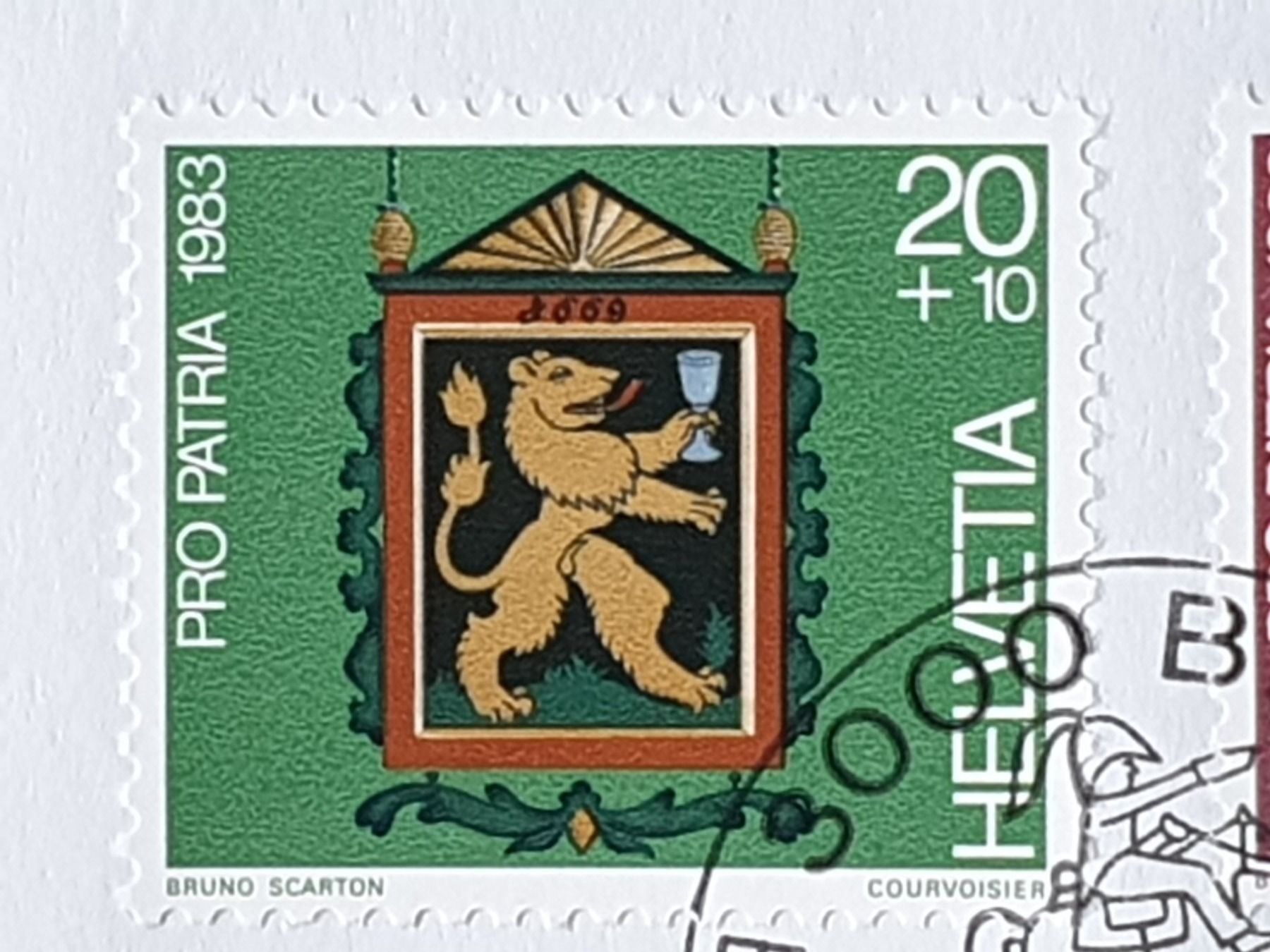 Tutti i francobolli: (207)   Pro Patria 1983 mit ET Stempel – Usato da Schwarzhäusern venduto da Inot3 3