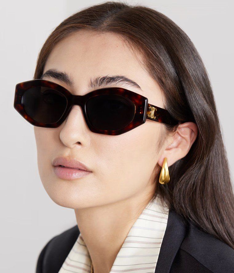 Occhiali & Lenti: CELINE Triomphe Sonnenbrille in Hornoptik – Usato da Oberembrach venduto da Well_Curated 1