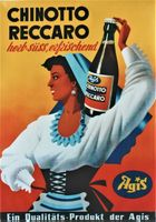 CHINOTTO RECCARO SENORITA AGIS 1951- Original Plakat