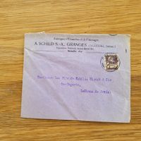 Brief Lettre Eterna Grange Schild S.A 1913 La Chaux De Fonds