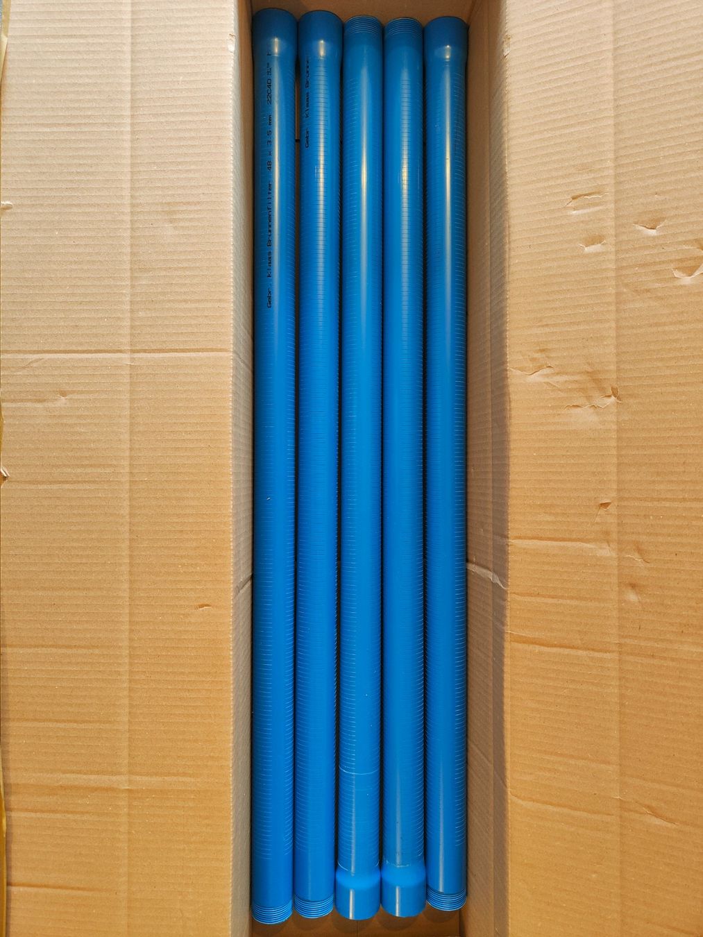 Schwimmbad: Filterrohr PVC-U 1 1/2" Innengewinde x Aussengewinde, 1m – Neu und originalverpackt aus Zürich von Weatherbound