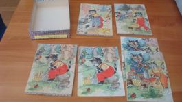 Penelope Holzpuzzle 4 x Katzen