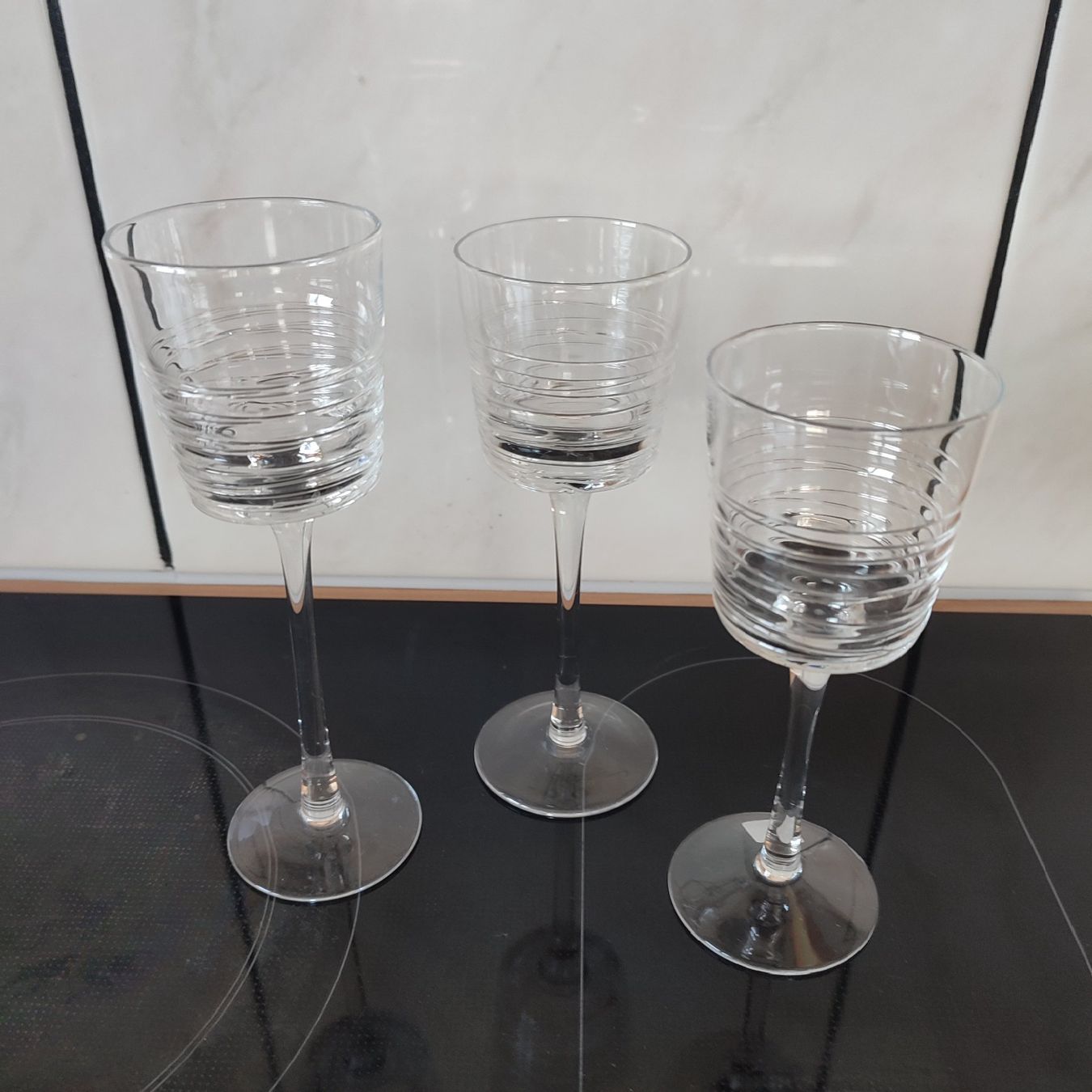 Partylite Portacandele: PartyLite Teelichtgläser Trio Grazie – Usato da Niederglatt ZH venduto da choconoisettes