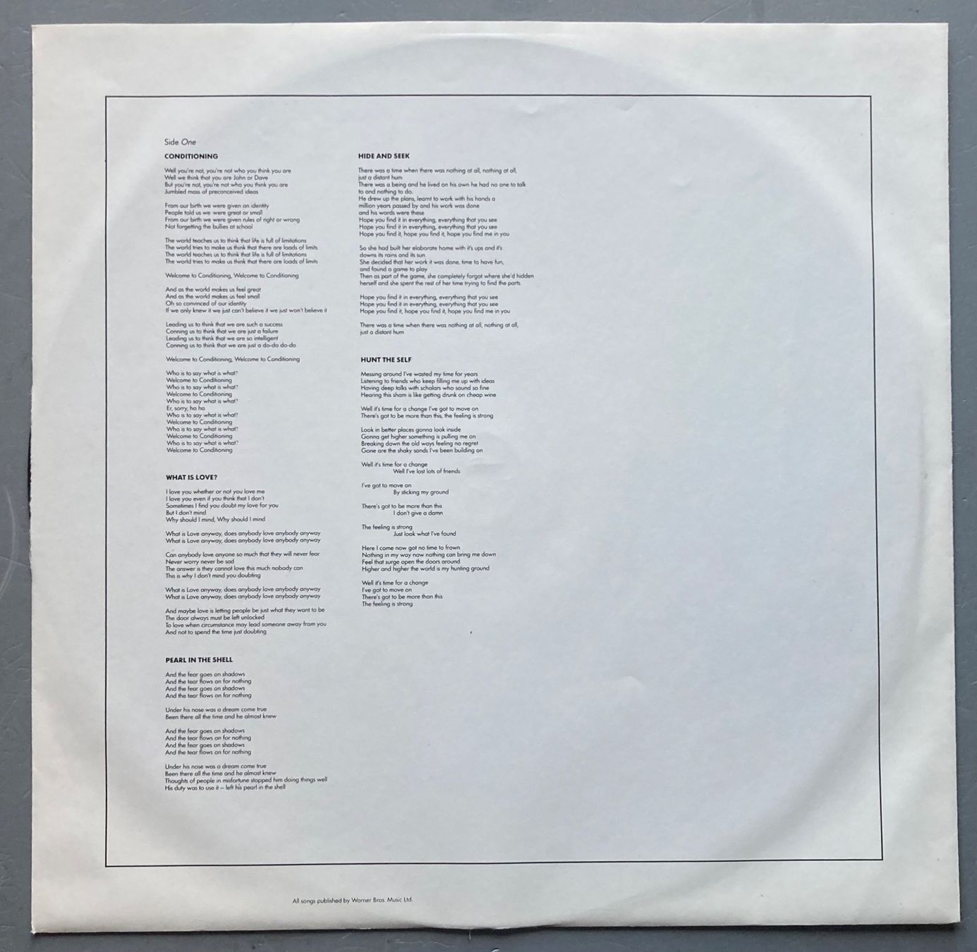 Vinyles: HOWARD JONES - HUMAN'S LIB – D'occasion à Poliez-Pittet par Newtown-Records 2