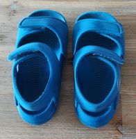 Blaue Adidas Badeschuhe / Sandalen Gr. 22