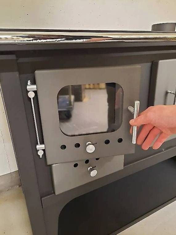 Cucine: Poêle à bois / cuisinière Modèle : Proline. – Usato da Sion venduto da Swissquali. 2