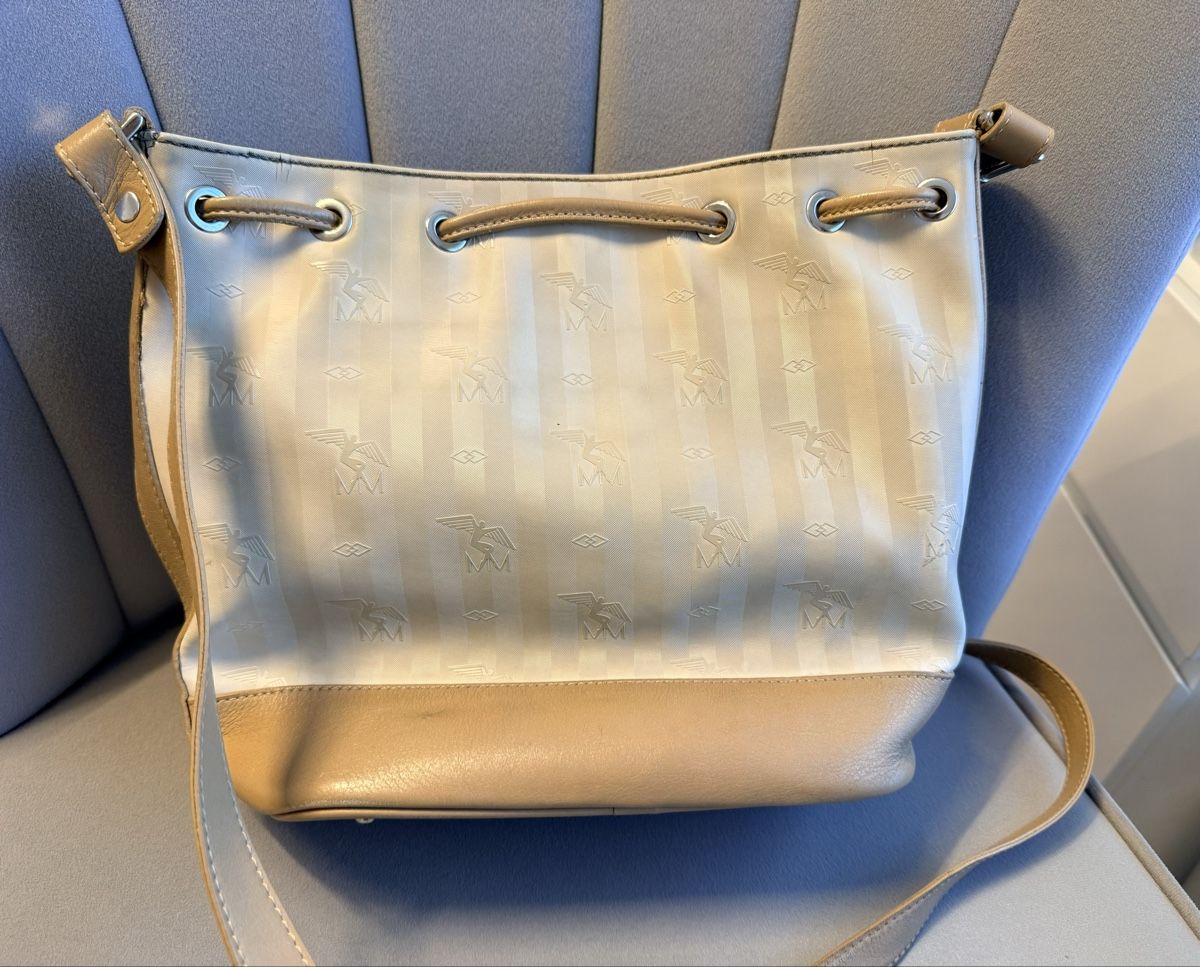 Borse da donna: Maison Mollerus Beuteltasche Leder beige  – Usato da Horgen venduto da Jo79 1