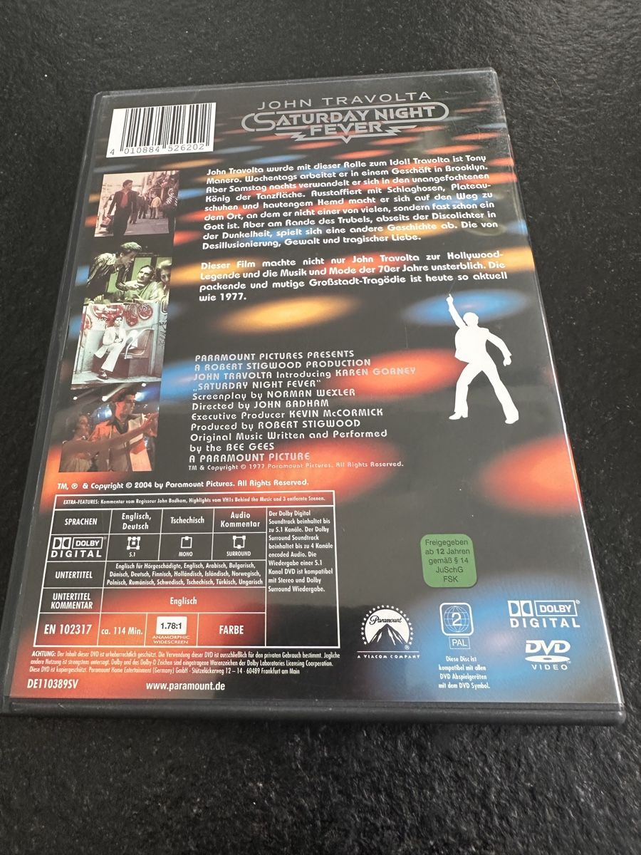 Tutti i DVDs: Saturday Night Fever DVD – Usato da Flüelen venduto da sas_pl7j 1