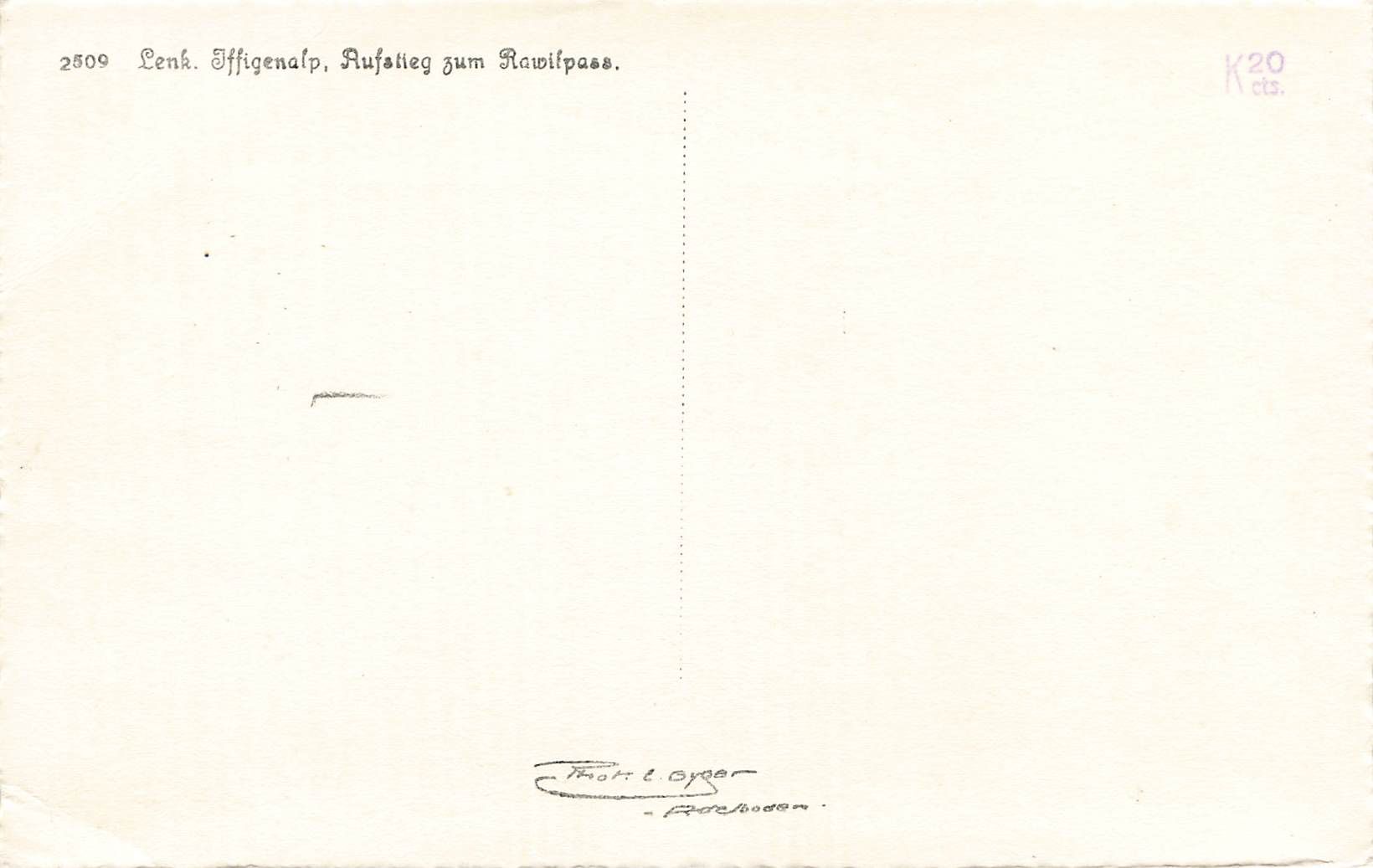 Cartoline postali: Lenk iffigenalp – Usato da Biasca venduto da Blenio71 1