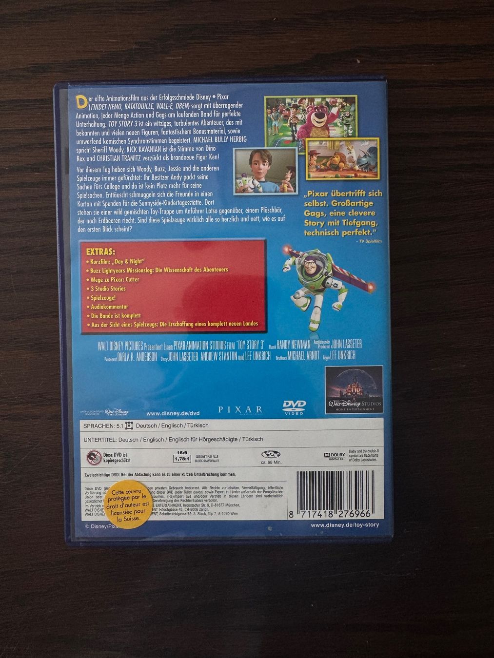 Tutti i DVDs: TOY STORY 3 DVD – Usato da Binningen venduto da Dan_Shachar 1