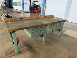 Lista Werkbank mit 2 Schubladenstock 250x80x89cm