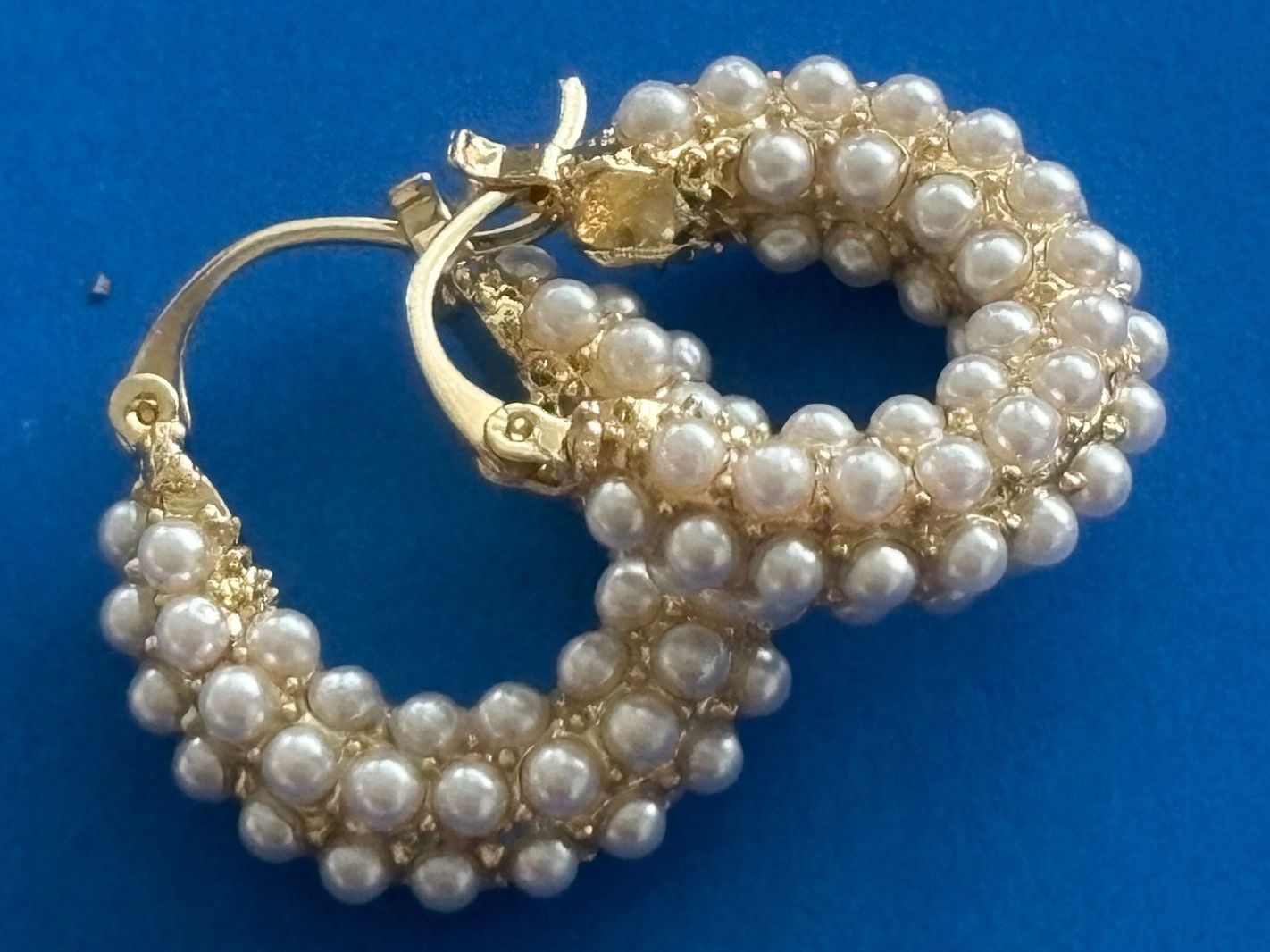 Orecchini pendenti & Orecchini a lobo: Luxus Elegante Ohrstecker  Kunstperlen Farbe: Gold – Nuovo (secondo la descrizione) da Biel-Bienne venduto da Roserosse13 3