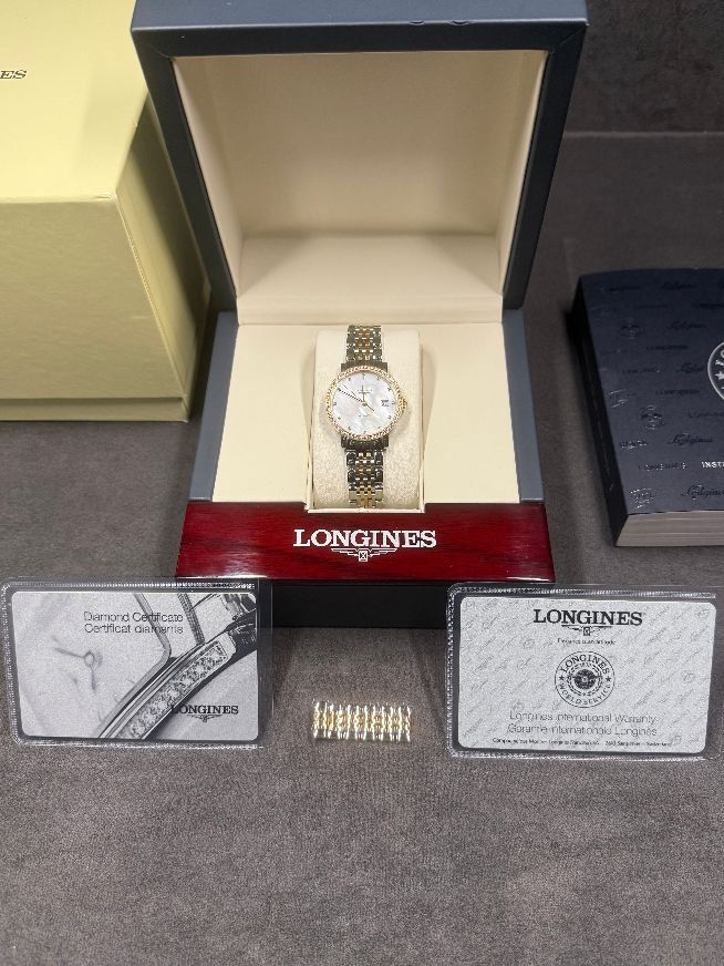 Longines Orologi: Longines Damenuhr Elegant Collection – Nuovo e nell'imballaggio originale da Arch venduto da Liam1919
