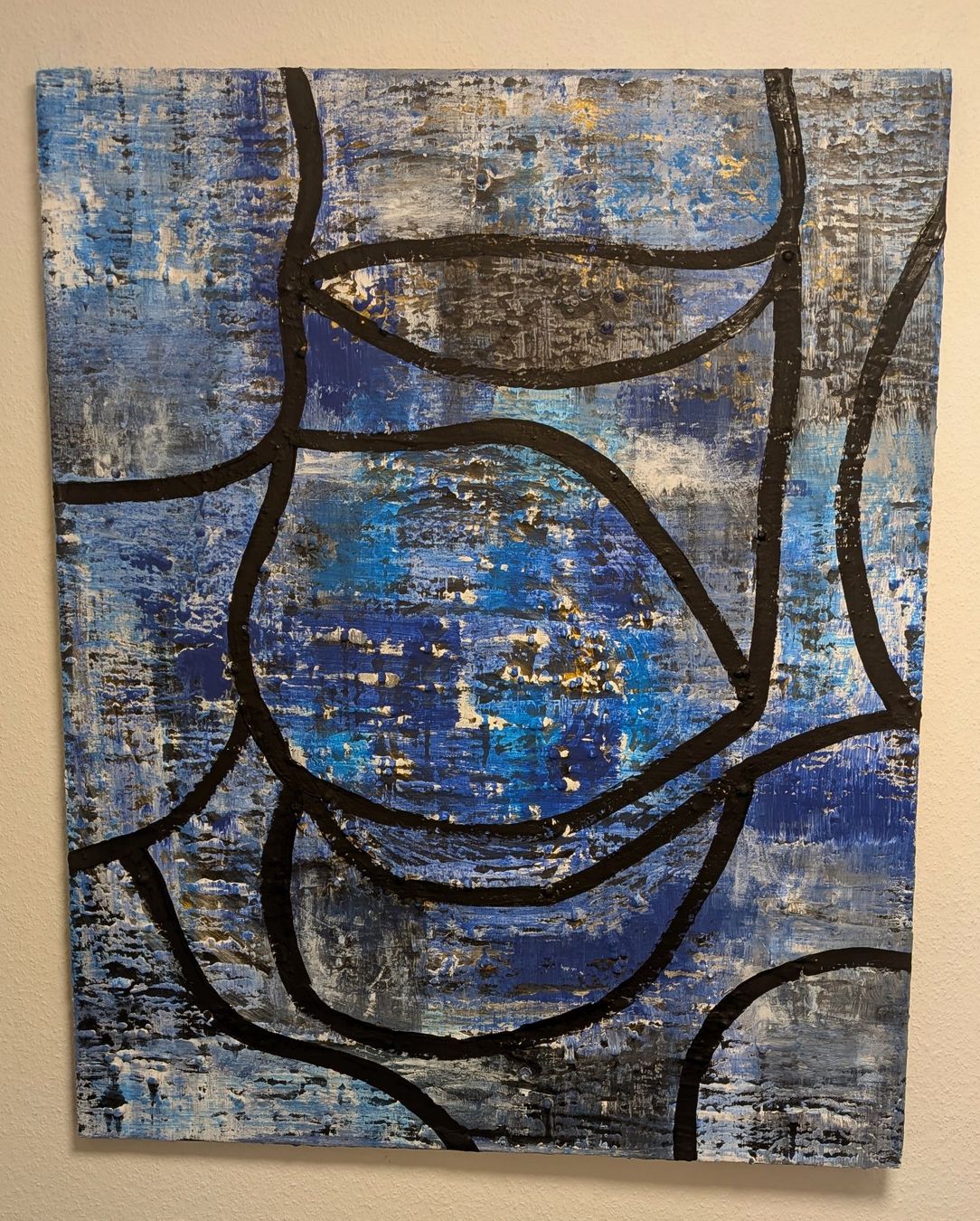 Dipinti: CC Art "Face" 80x100cm auf Leinwand, handmade – Nuovo (secondo la descrizione) da Oberwil venduto da CC_ART