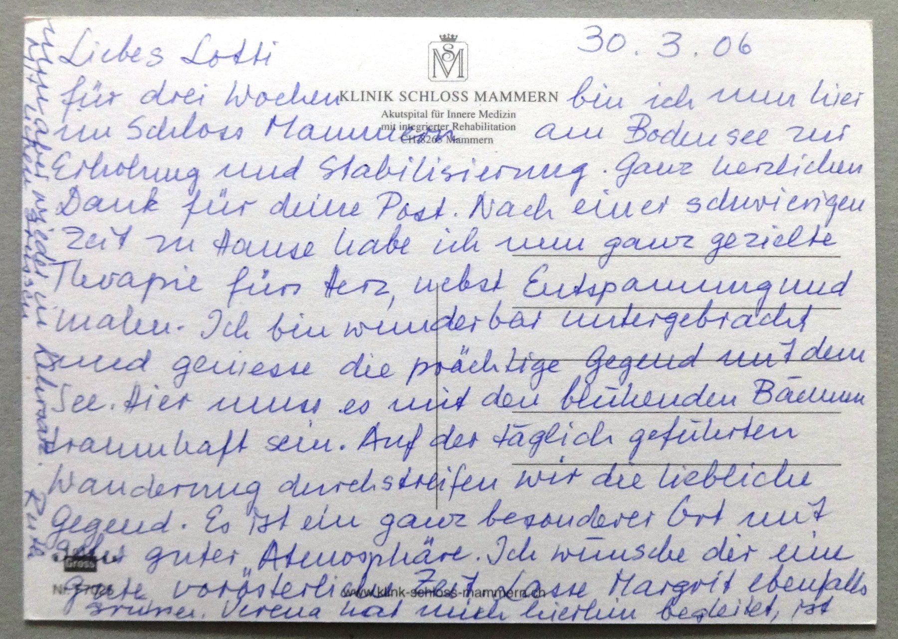 Ansichtskarten: Mammern TG – Gebraucht aus Fétigny von Billy2miny 1